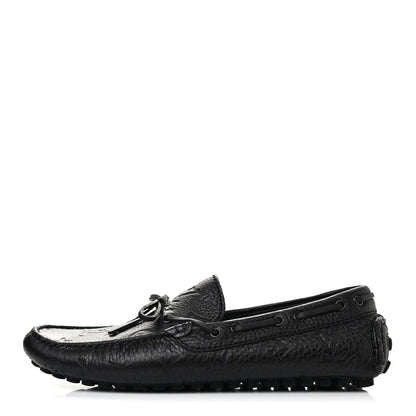 Louis Vuitton Empreinte Arizona Car Shoe Moccasin Loafers 8 Black 1 of 9