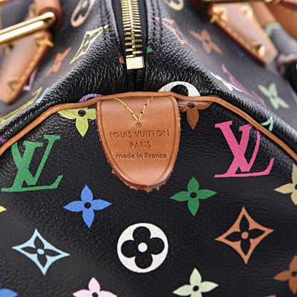 Louis Vuitton Monogram Multicolor Speedy 30 Black 7 of 11