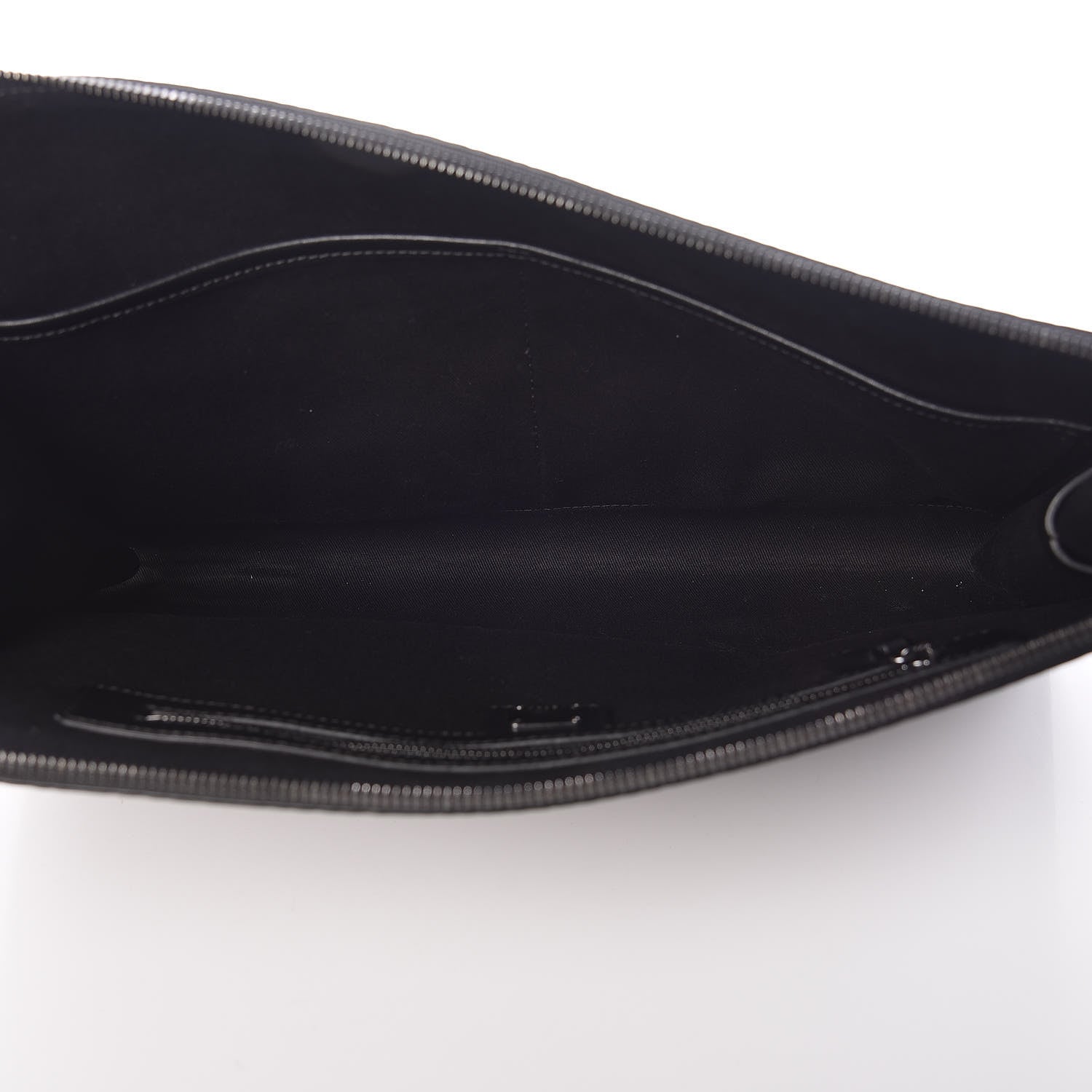 MCM Visetos Munich Lion Camo Print Zip Pouch Grey 5 of 10