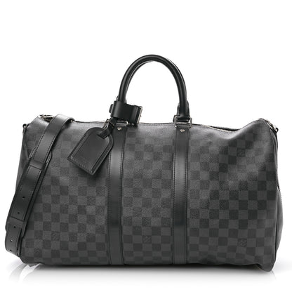 Louis Vuitton Damier Graphite Keepall Bandouliere 45 1 of 12