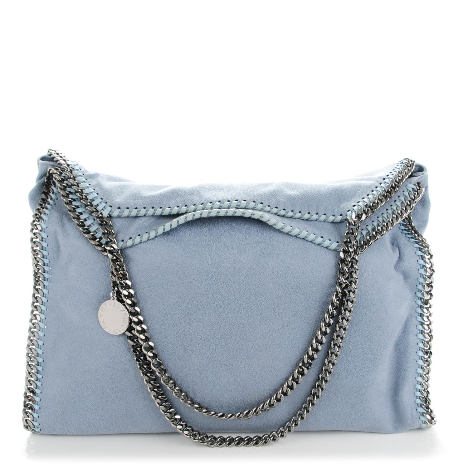 Stella McCartney Shaggy Deer Big Falabella Tote Duck Blue 1 of 9