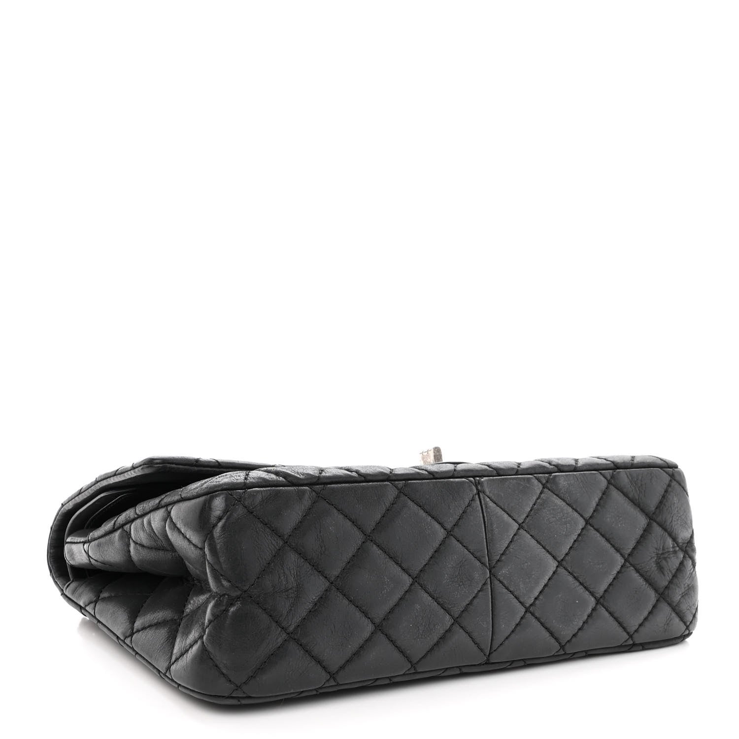 Chanel Iridescent Calfskin Quilted 2.55 Reissue 226 Flap Dark Grey 4 of 11