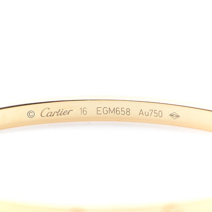 Cartier 18K Yellow Gold Small LOVE Bracelet 16 5 of 6