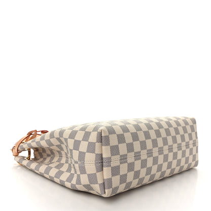Louis Vuitton Damier Azur Graceful PM Rose Ballerine 4 of 9