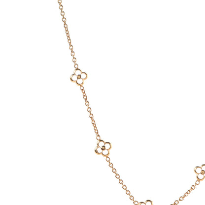 Louis Vuitton Flower Full Necklace Gold 4 of 7