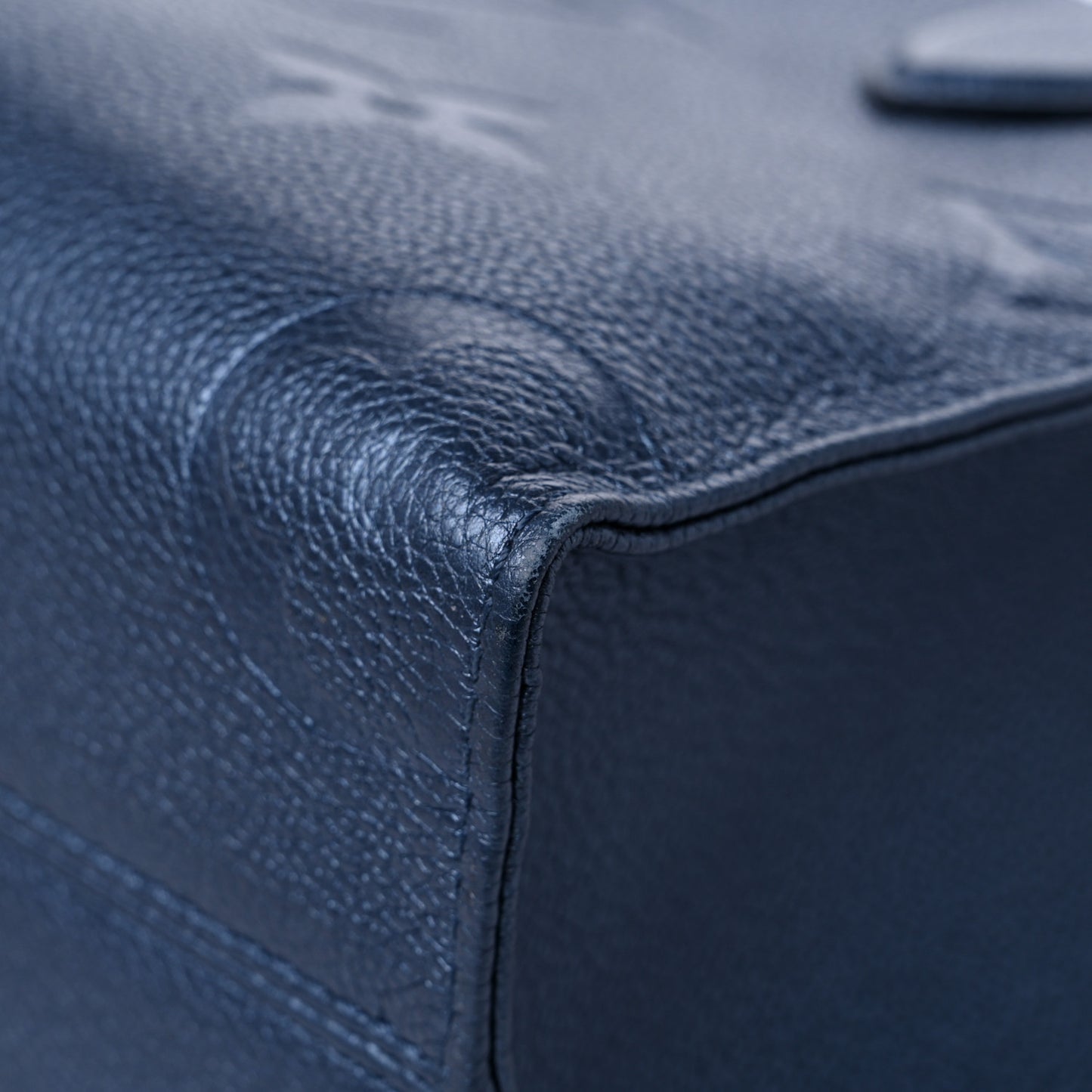 Metallic Empreinte Monogram Giant Onthego PM Navy Nacre
