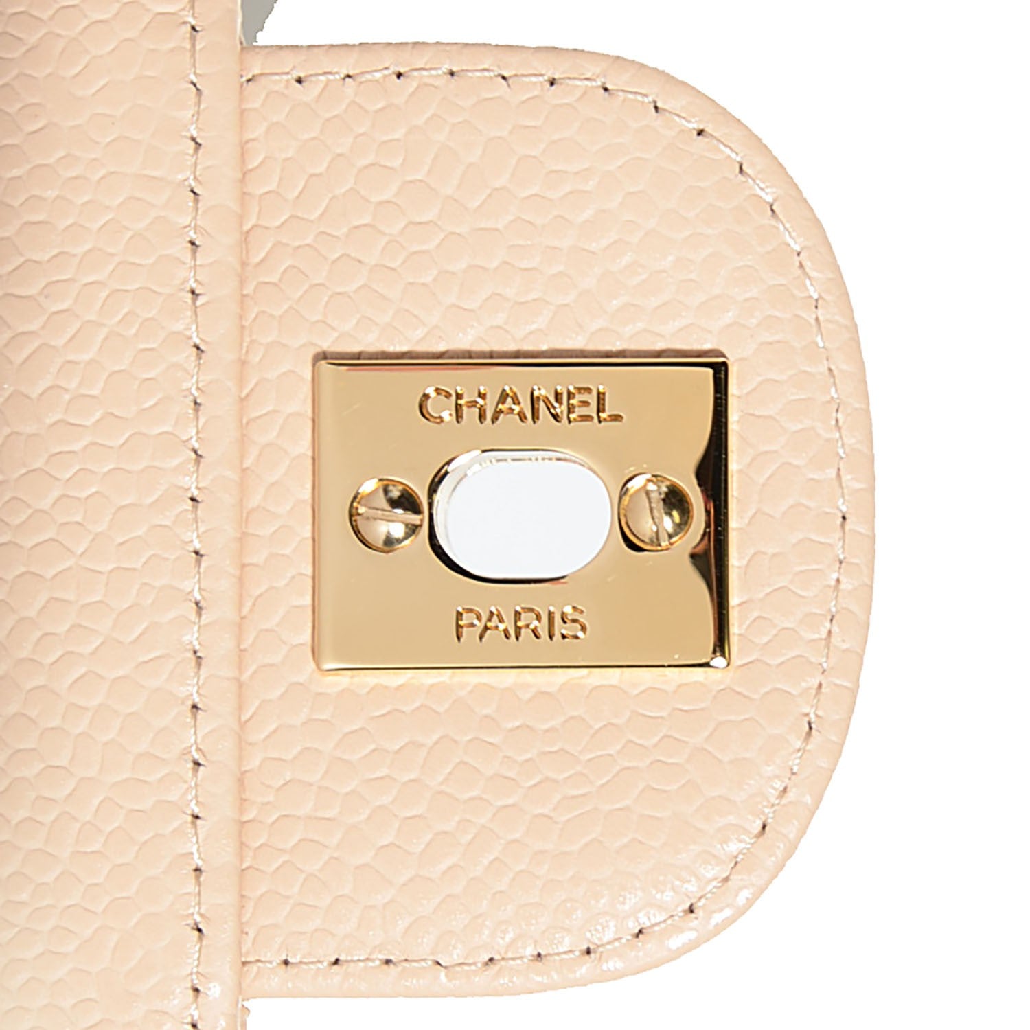 Chanel Caviar Quilted East West Flap Beige Clair 8 of 9