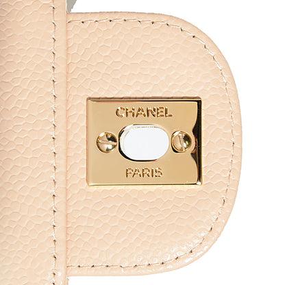 Chanel Caviar Quilted East West Flap Beige Clair 8 of 9