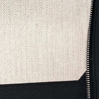 Hermes Grained Monsieur Cityback 27 Dark Navy Blue 10 of 14