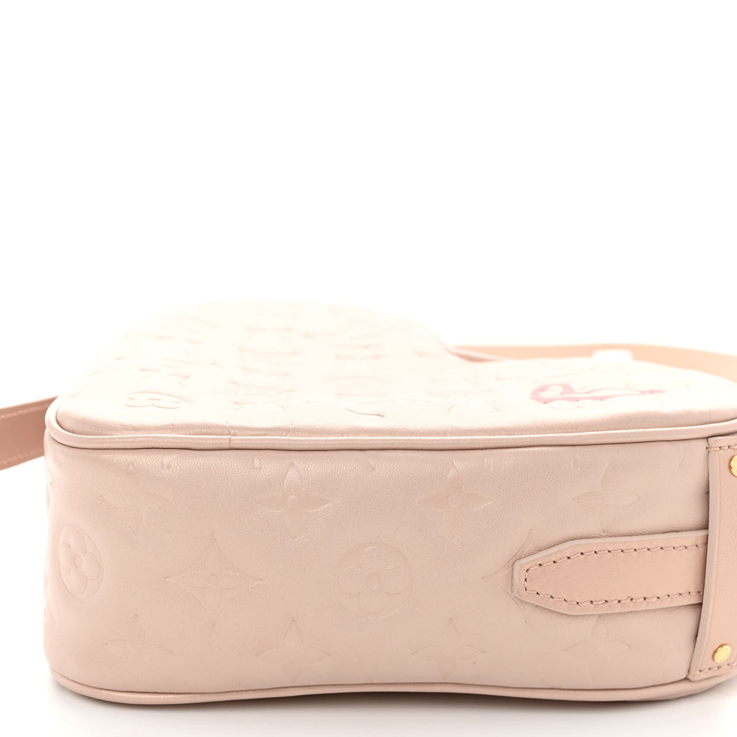 Louis Vuitton Lambskin Embossed Monogram Fall In Love Sac Coeur Light Pink 9 of 9