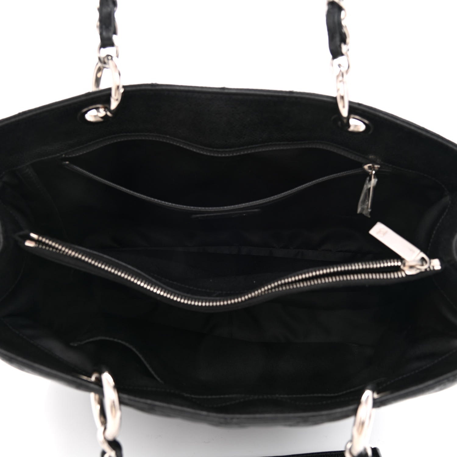 Chanel Caviar Quilted Grand Shopping Tote GST Black 5 of 13