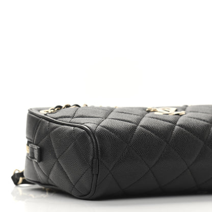 Chanel Caviar Quilted Small In & Out Camera Case Black 9 of 11