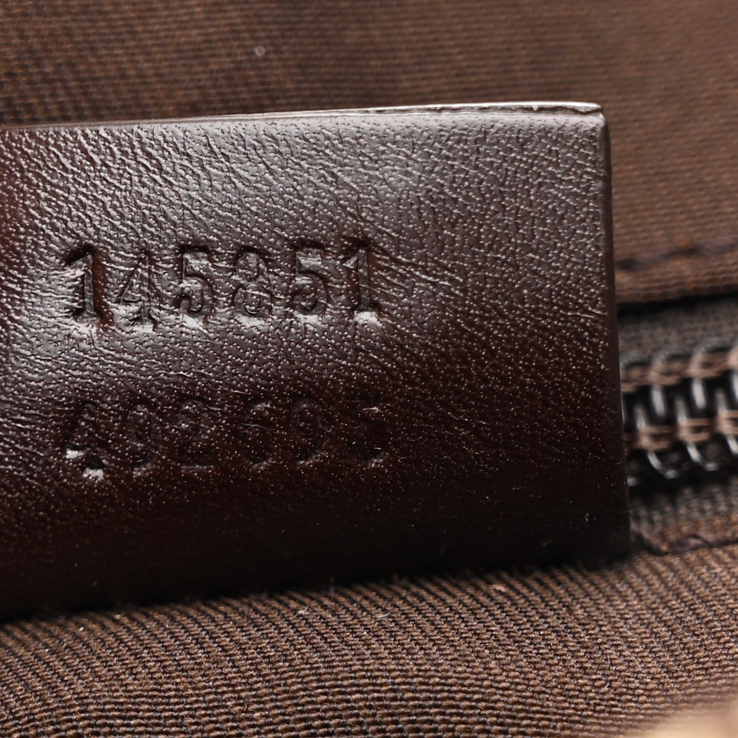 Monogram Waist Belt Bag Dark Brown