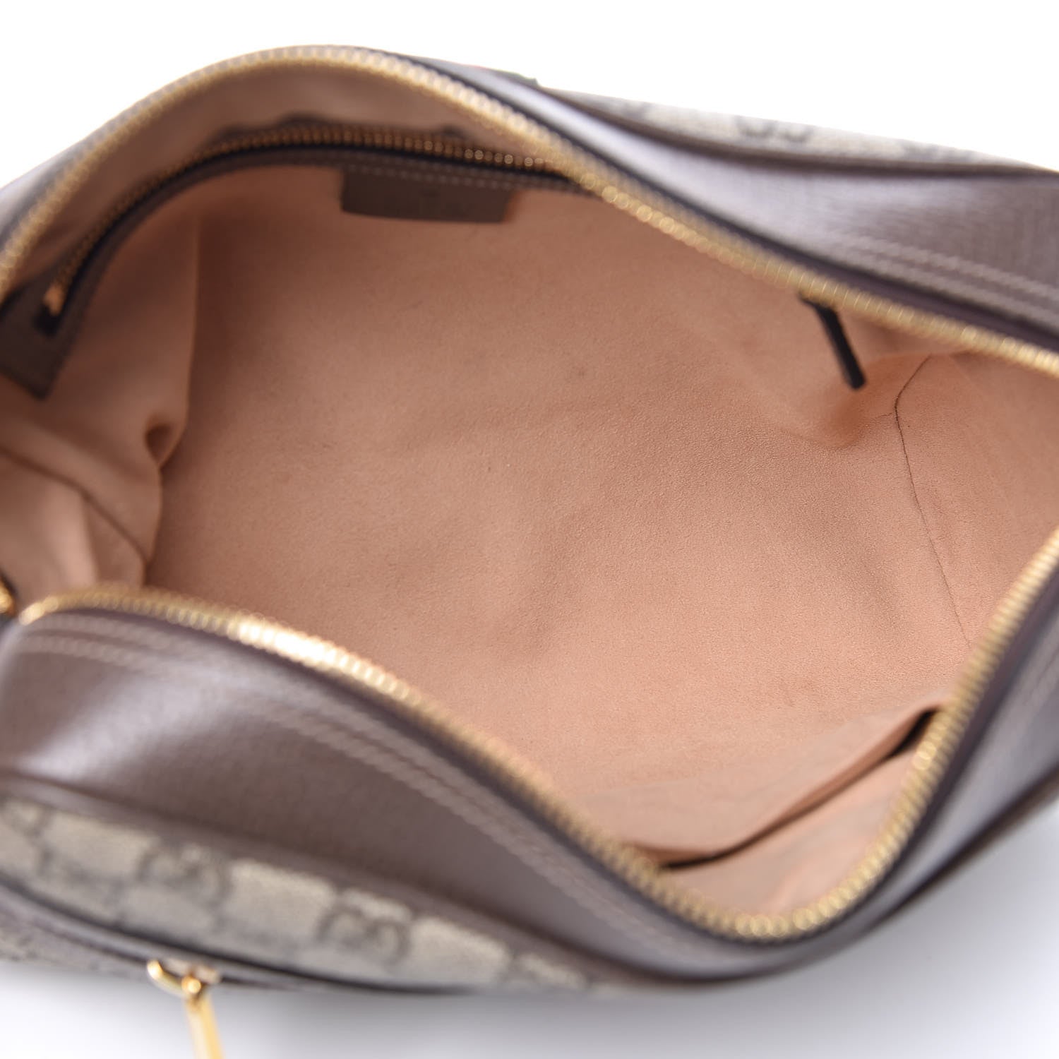 Gucci GG Supreme Monogram Web Small Ophidia Shoulder Bag Brown 5 of 10