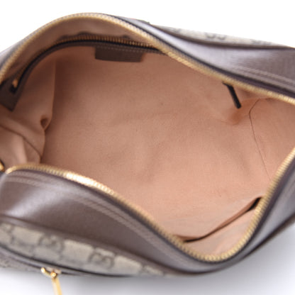 Gucci GG Supreme Monogram Web Small Ophidia Shoulder Bag Brown 5 of 10