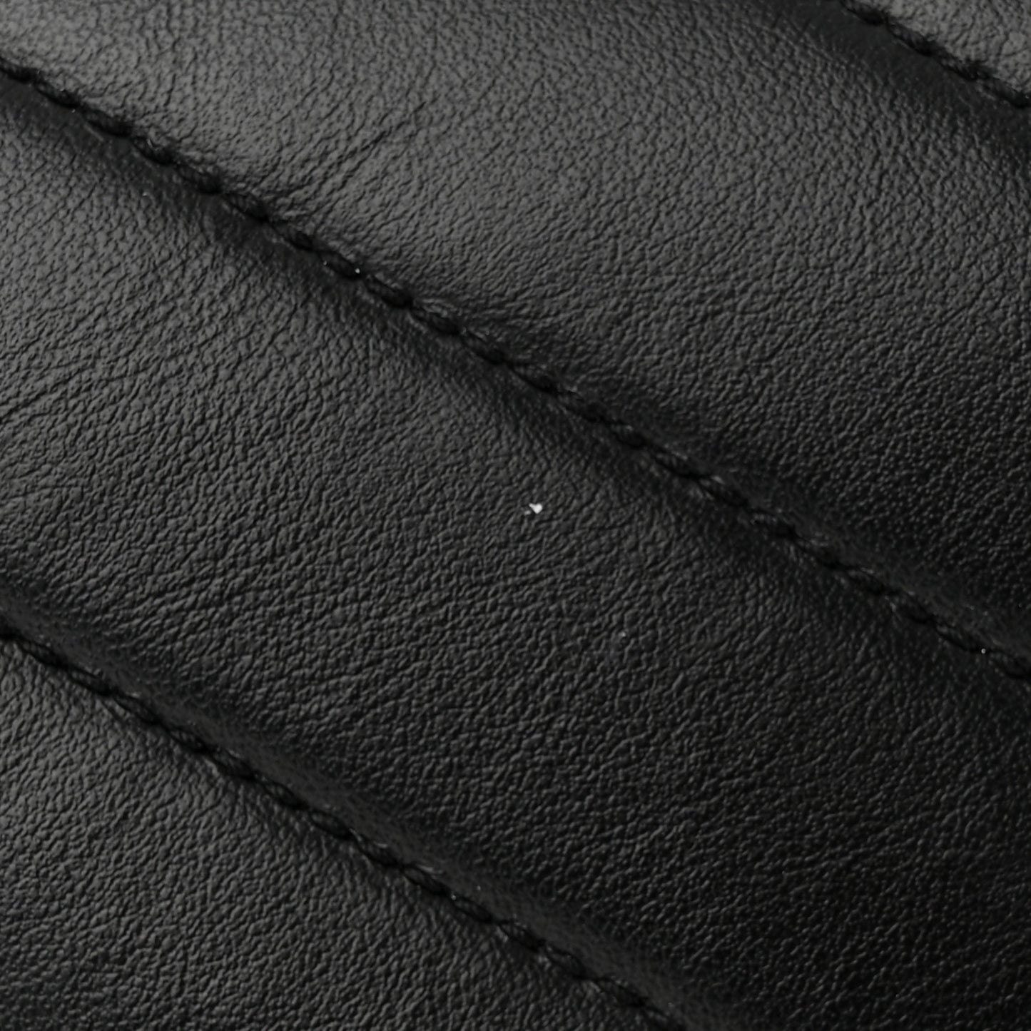 Calfskin Y Quilted Monogram Large Loulou Chain Satchel Black