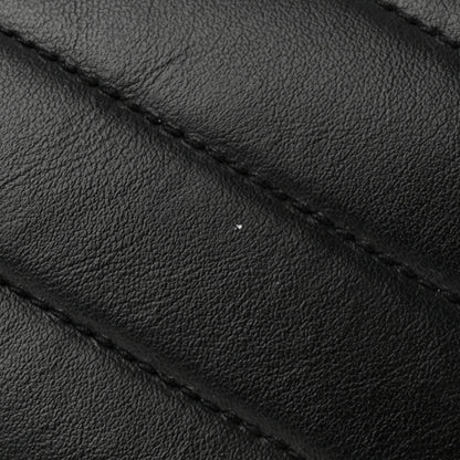Saint Laurent Calfskin Y Quilted Monogram Large Loulou Chain Satchel Black 11 of 12