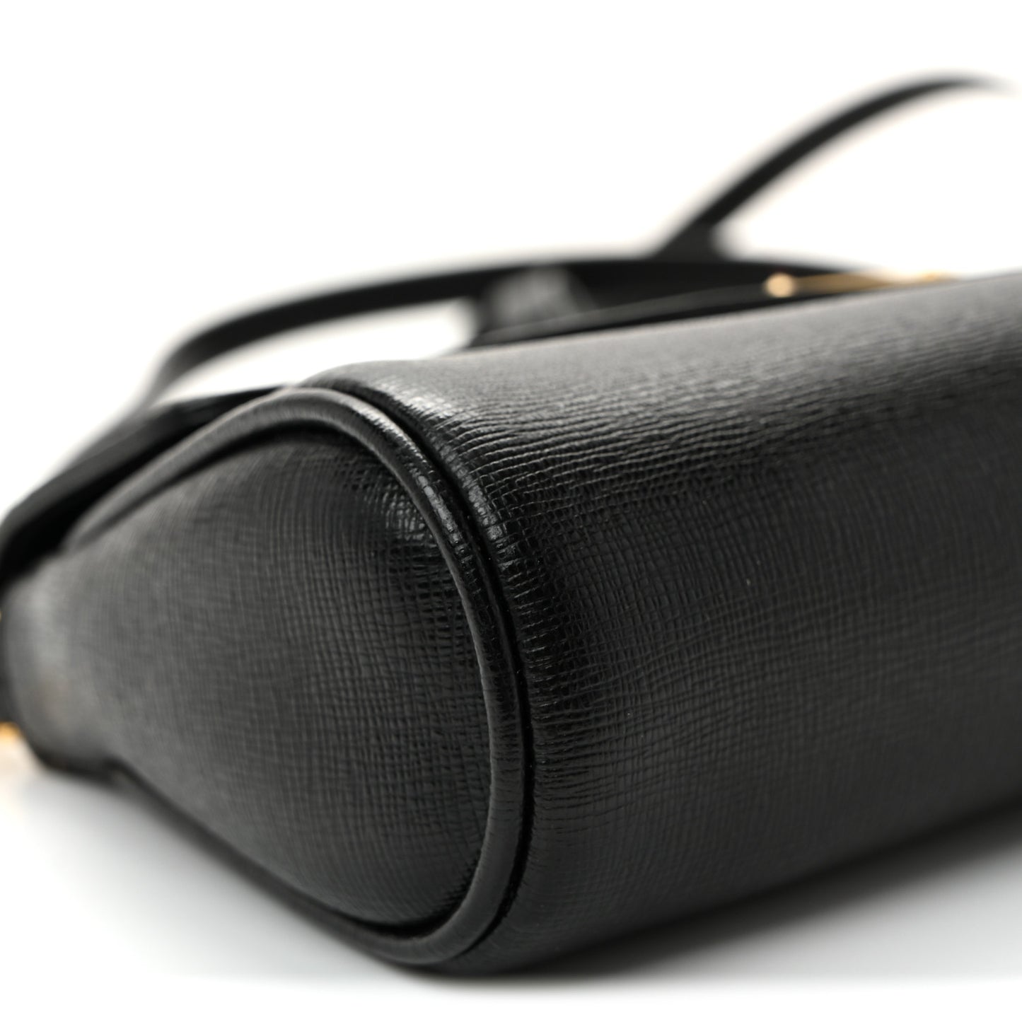 Vitello Elite Flap Crossbody Bag Black