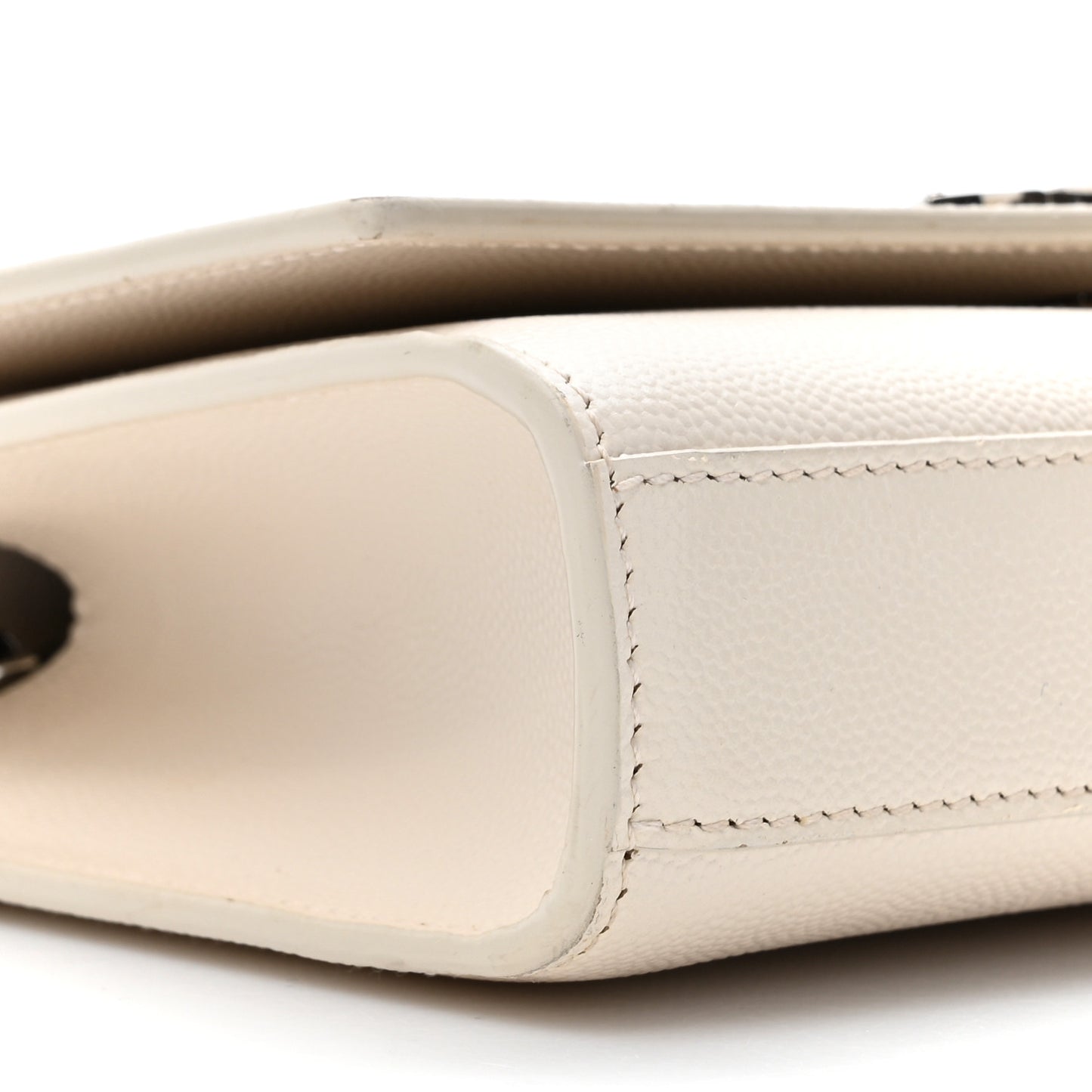 Grain De Poudre Small Monogram Kate Satchel Blanc Vintage