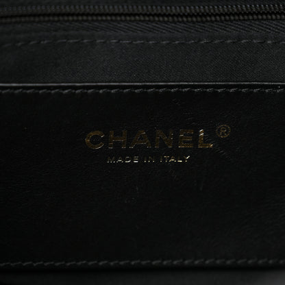 Chanel Washed Denim Quilted Large Flap Bag Black 6 of 10