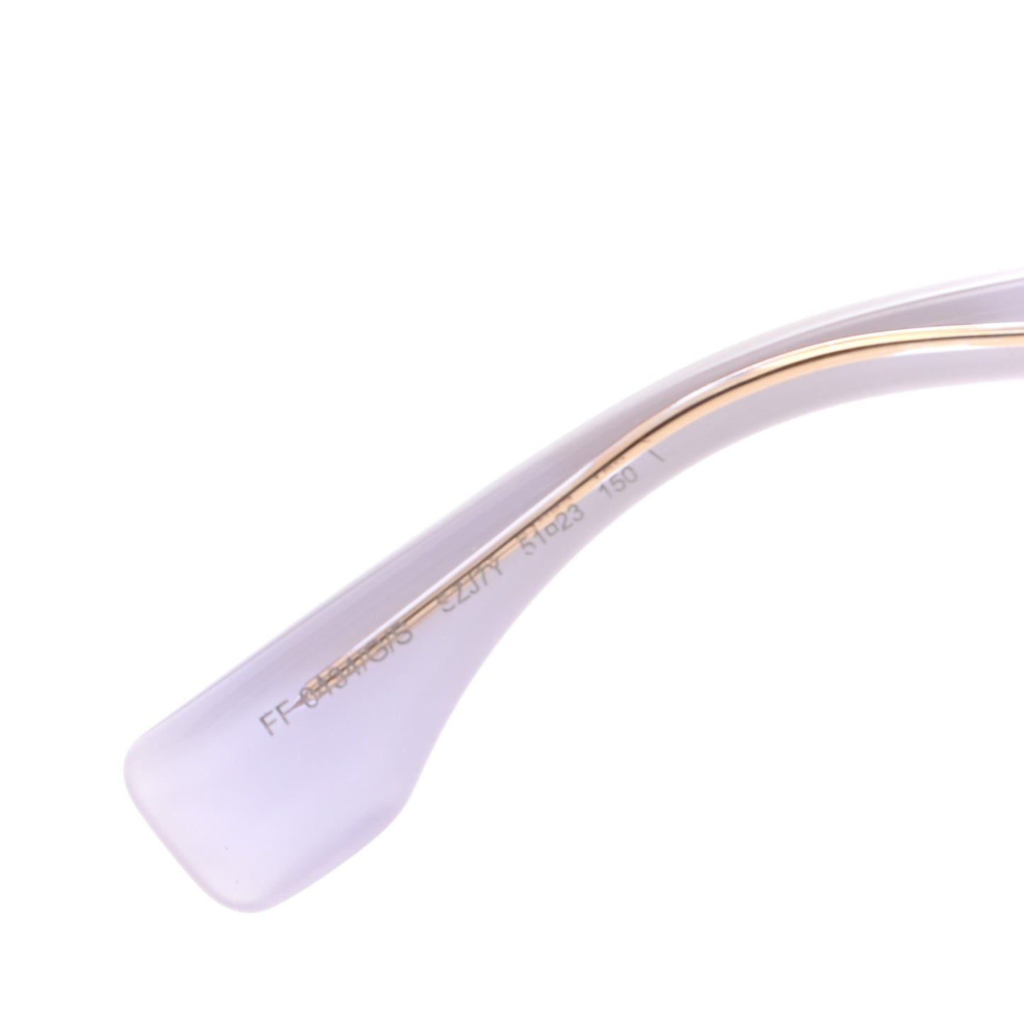 Acetate FF Sunglasses FF 0434/G/S White Gold