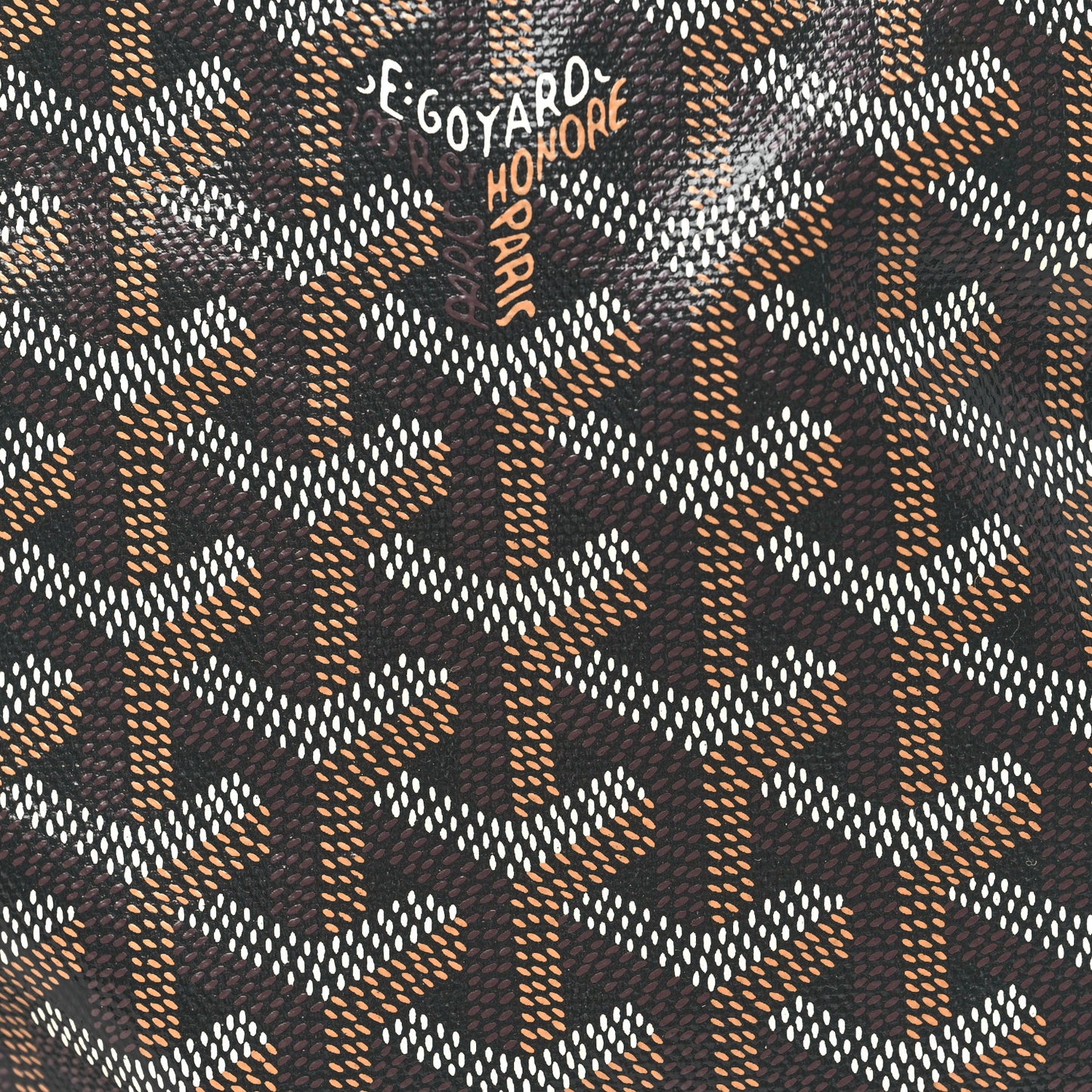 Goyardine Reversible Mini Anjou Black