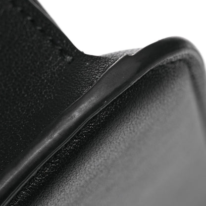 Salvatore Ferragamo Calfskin Quilted Medium New Gancini Shoulder Bag Black 11 of 13