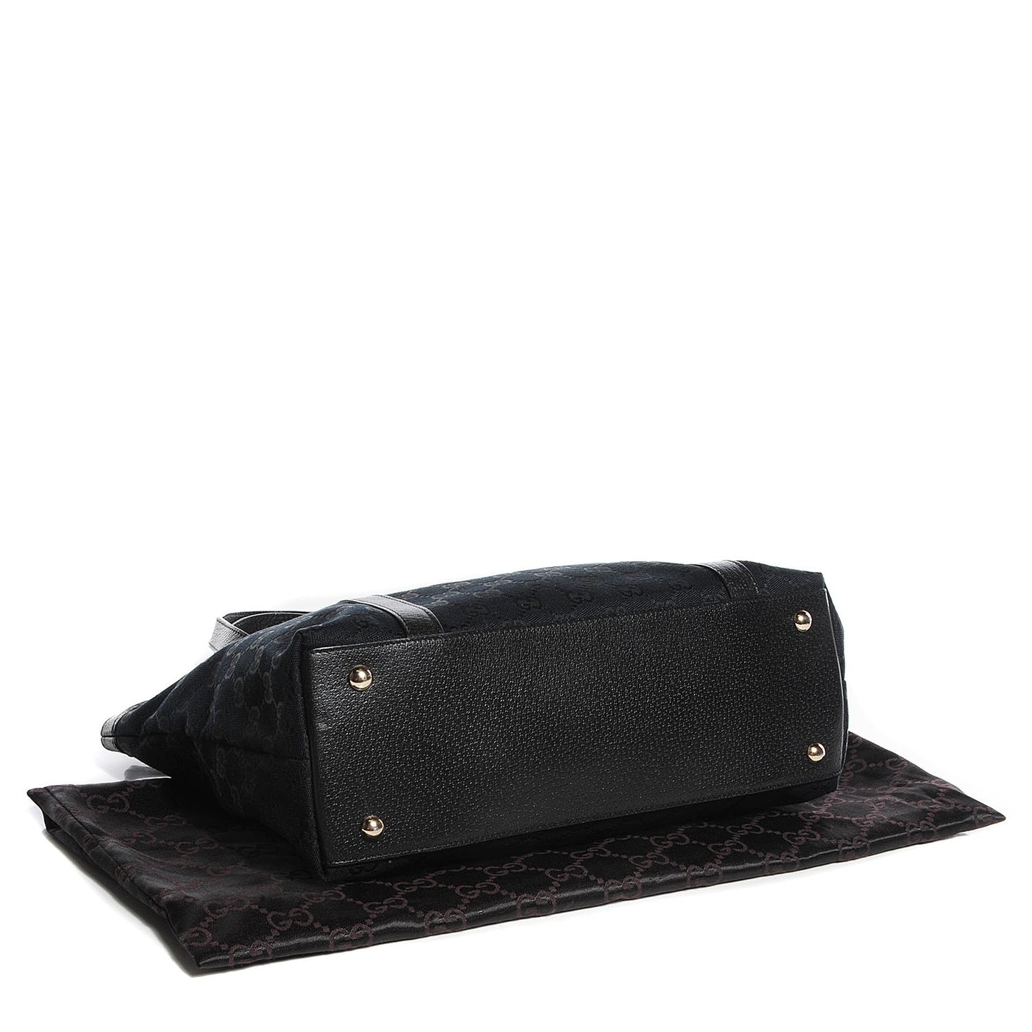 Monogram Abbey Medium Tote Black
