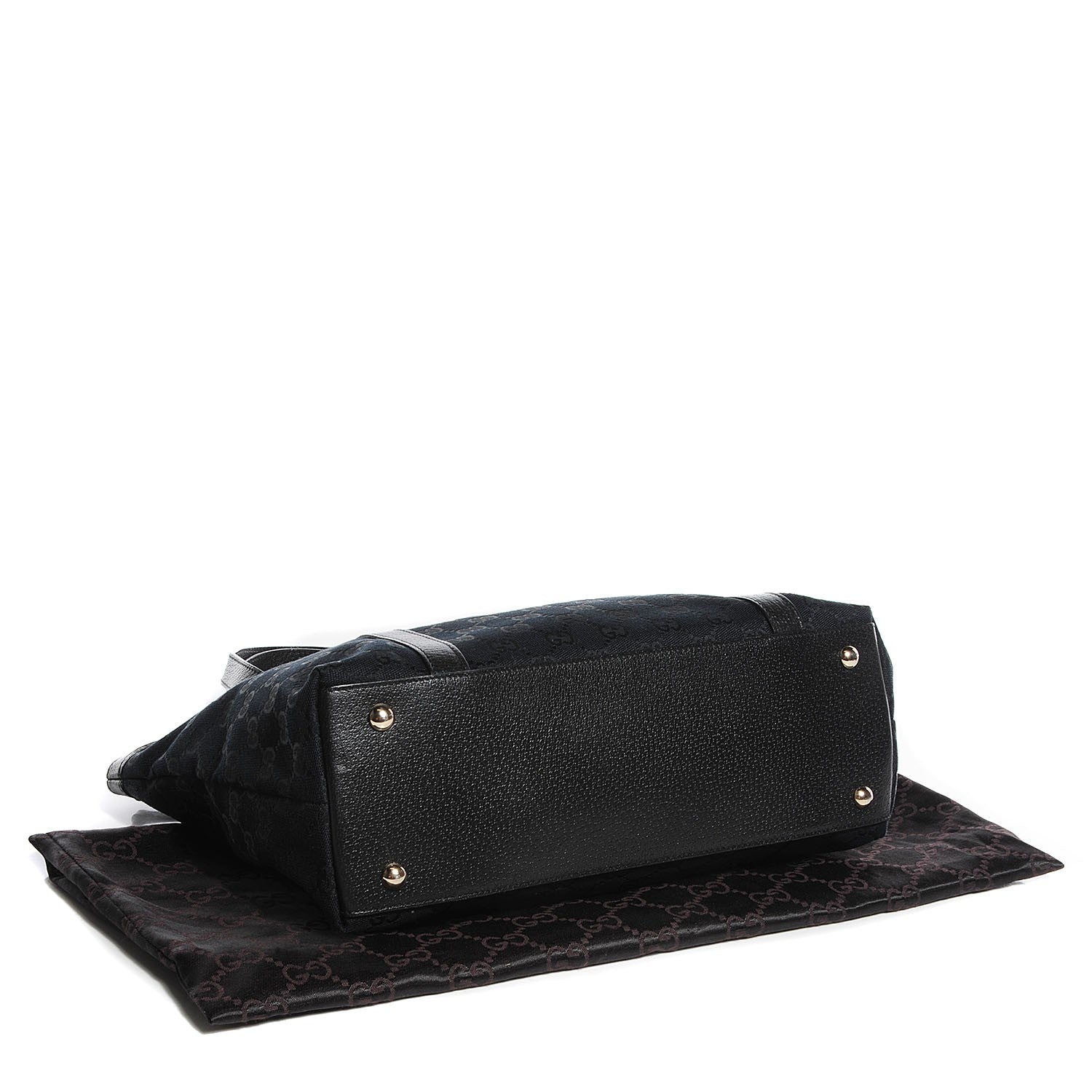 Gucci Monogram Abbey Medium Tote Black 4 of 8