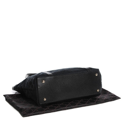 Gucci Monogram Abbey Medium Tote Black 4 of 8