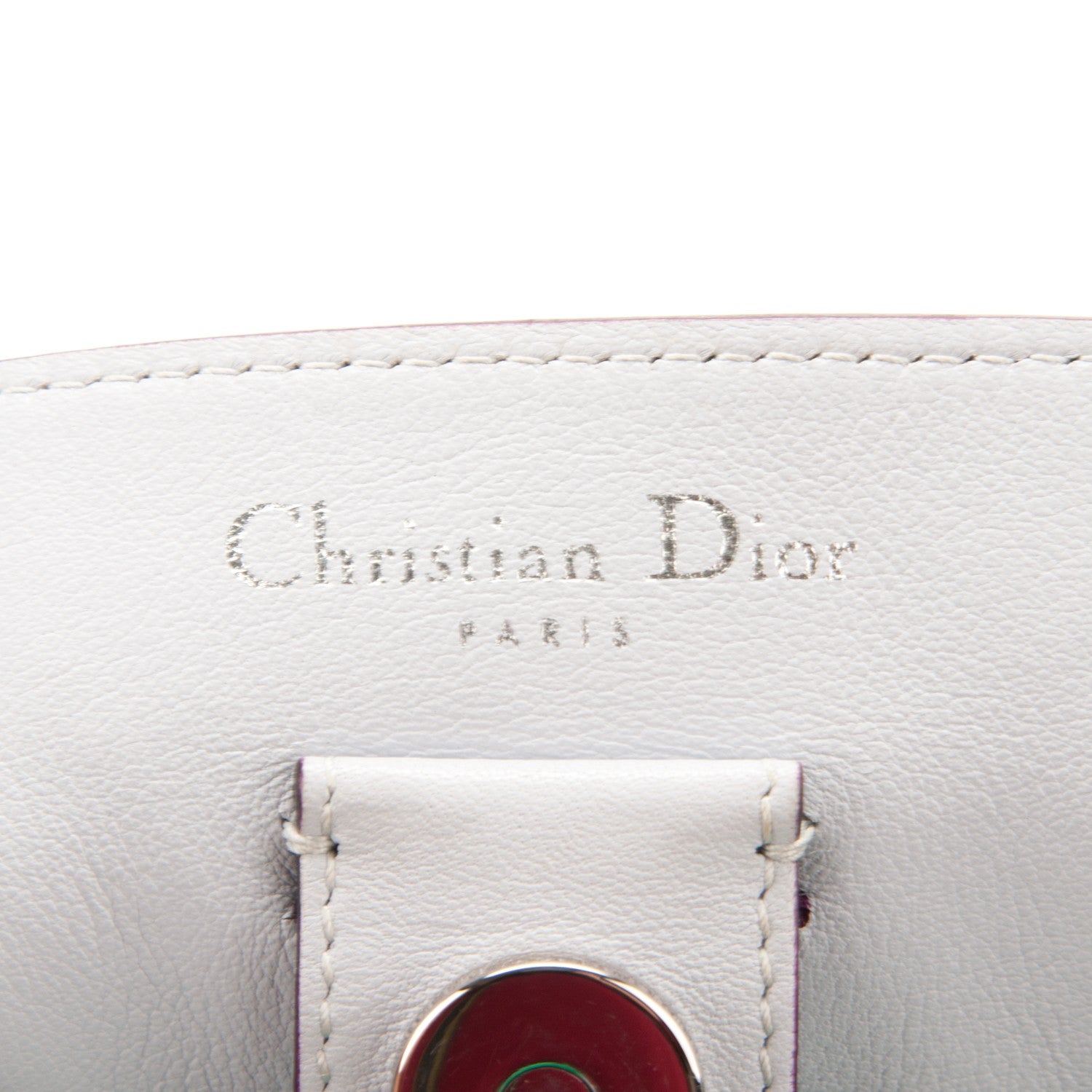 Christian Dior Bullcalf Large Diorissimo Tote Green 6 of 7