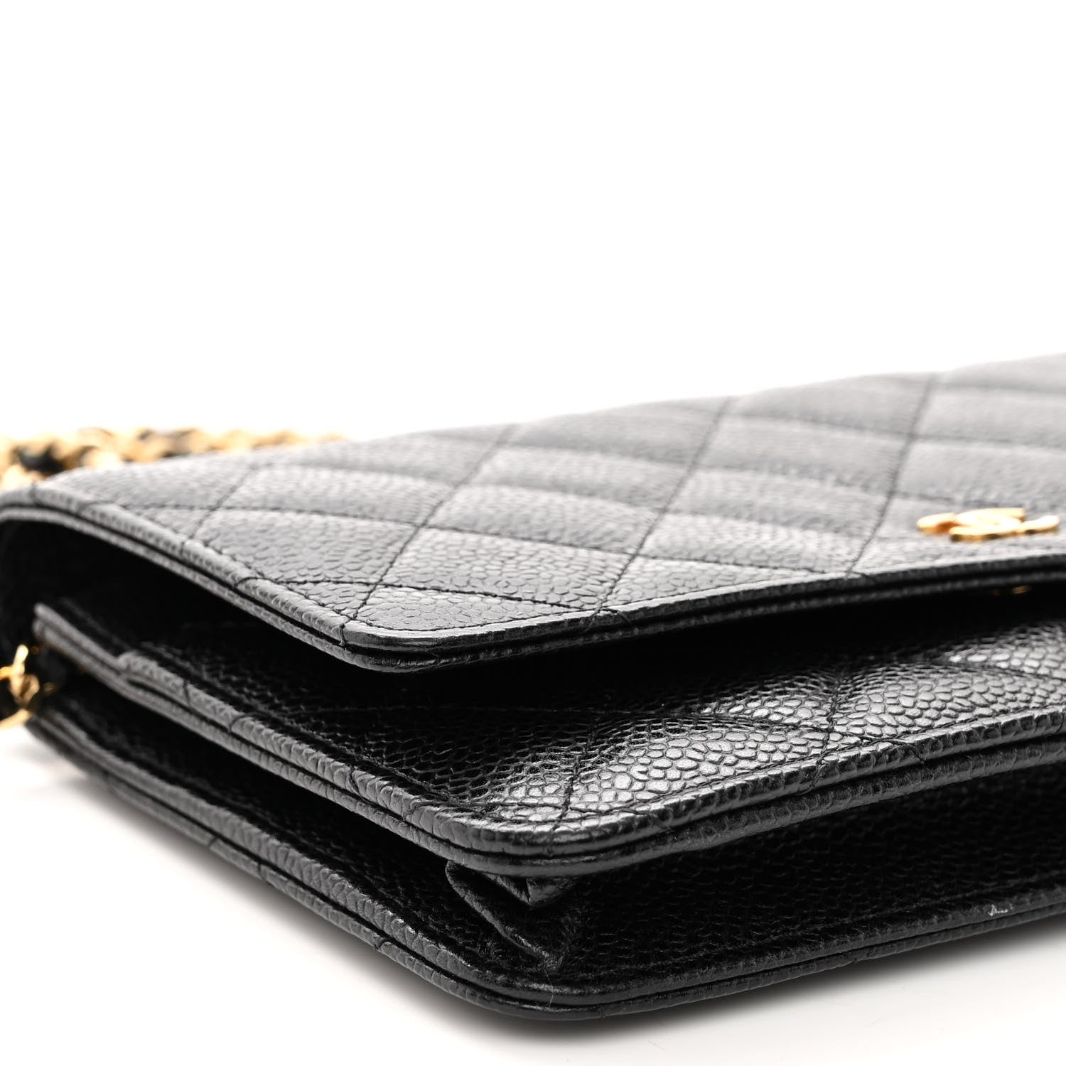 Chanel Caviar Quilted Wallet on Chain WOC Black 11 of 11