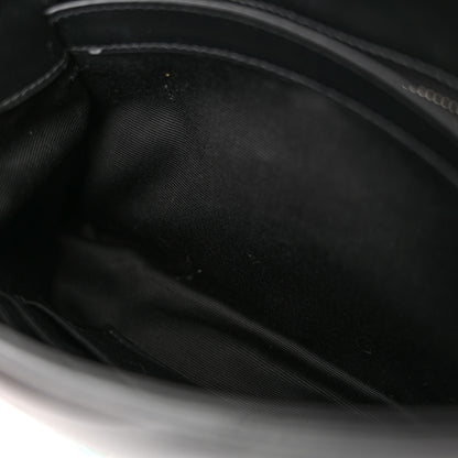 Saint Laurent Calfskin Y Quilted Monogram Toy Loulou Crossbody Bag Black 12 of 13