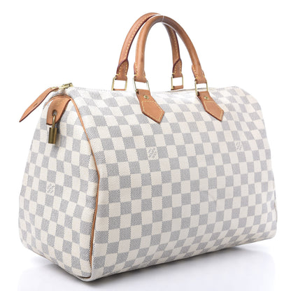 Louis Vuitton Damier Azur Speedy 35 3 of 17