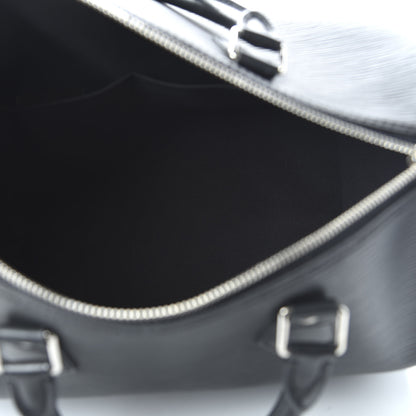 Louis Vuitton Epi Speedy 30 Black 5 of 10