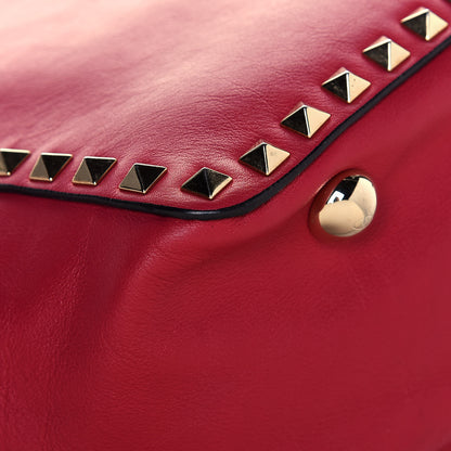 Valentino Garavani Vitello Medium Rockstud All Over Tote Cyclamin 11 of 14