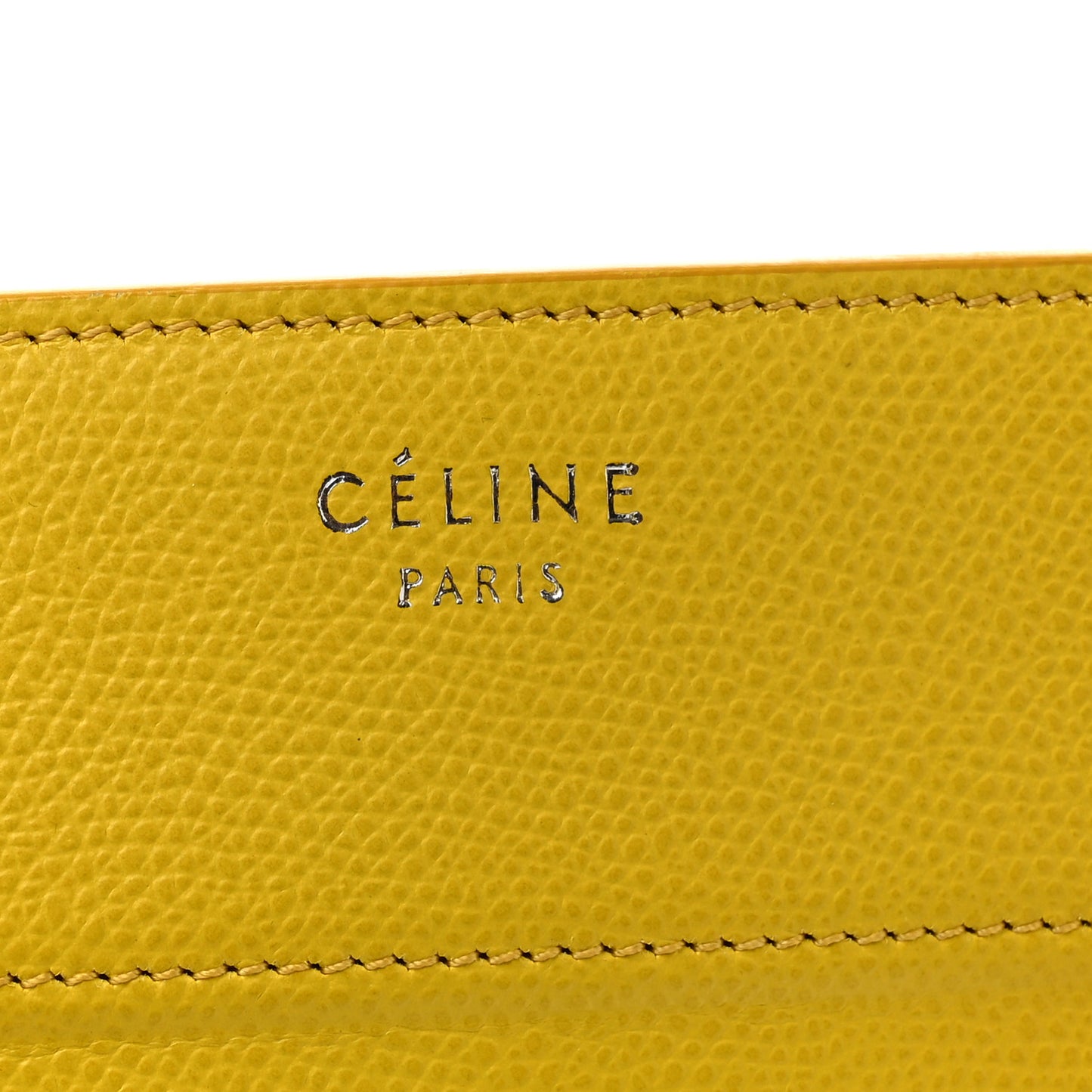 Baby Grained Calfskin Medium Phantom Luggage Yellow