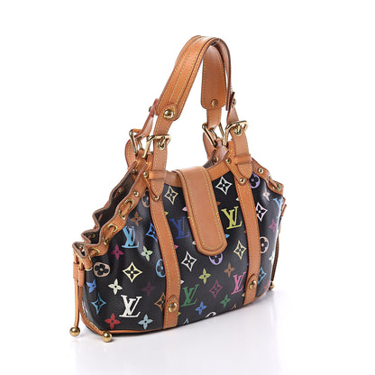 Louis Vuitton Monogram Multicolor Theda GM Black 2 of 8