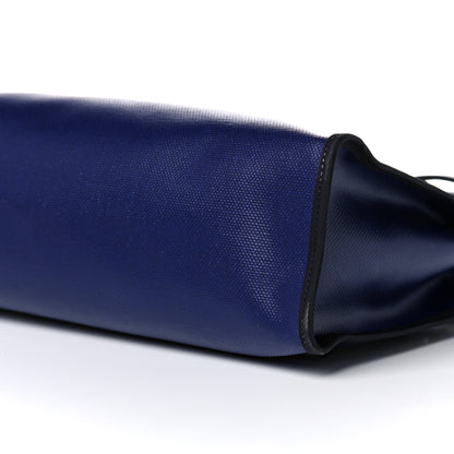 Hermes Toile H Berline Vache Hunter Herbag Zip PM 31 Bleu Encre Black 9 of 11