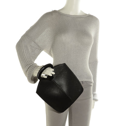 Louis Vuitton Epi Demi Lune Tote Black 2 of 7