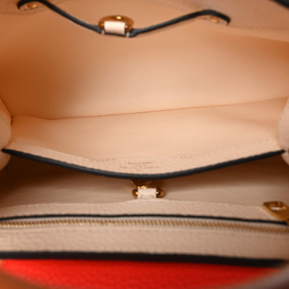 Louis Vuitton Taurillon Capucines BB Vanilla Light Beige Sienna Brown Tonic Orange 4 of 10