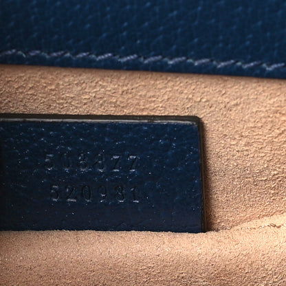 Gucci Textured Calfskin Web Small Ophidia Chain Shoulder Bag Blue Agata 7 of 9