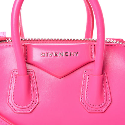Givenchy Shiny Lord Calfskin Mini Antigona Shocking Pink 10 of 10