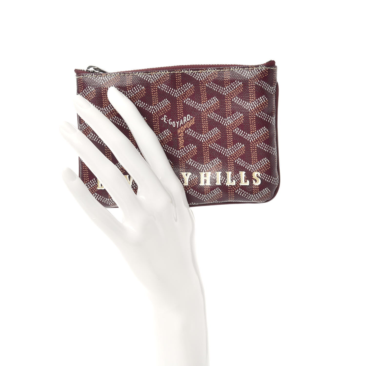 Goyard Goyardine Mini Senat Pochette Burgundy 2 of 5