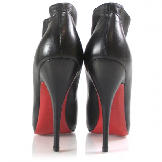 Leather Fifre Corset Booties 38.5
