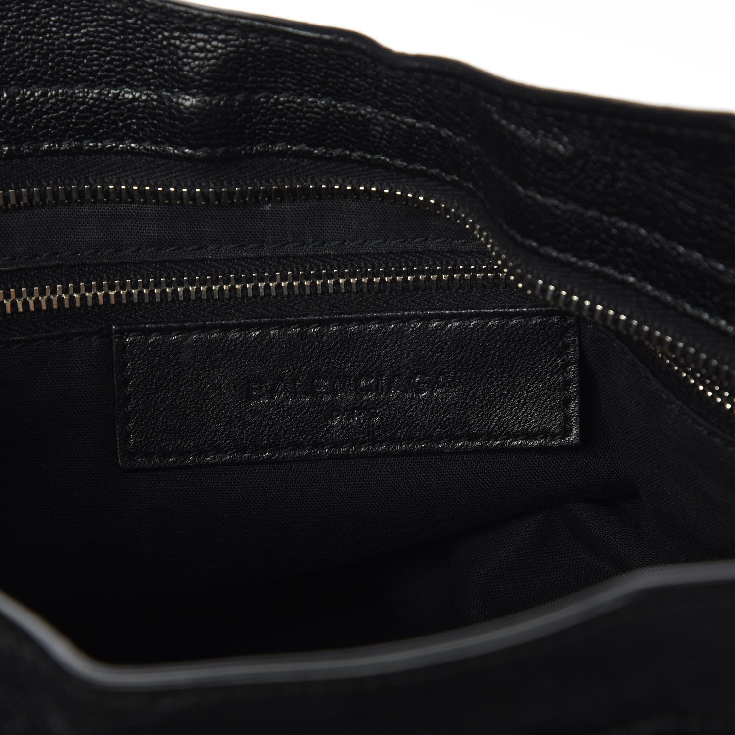 Balenciaga Chevre Silver Metallic Edge Hardware City Black 8 of 13