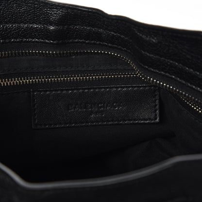 Balenciaga Chevre Silver Metallic Edge Hardware City Black 8 of 13