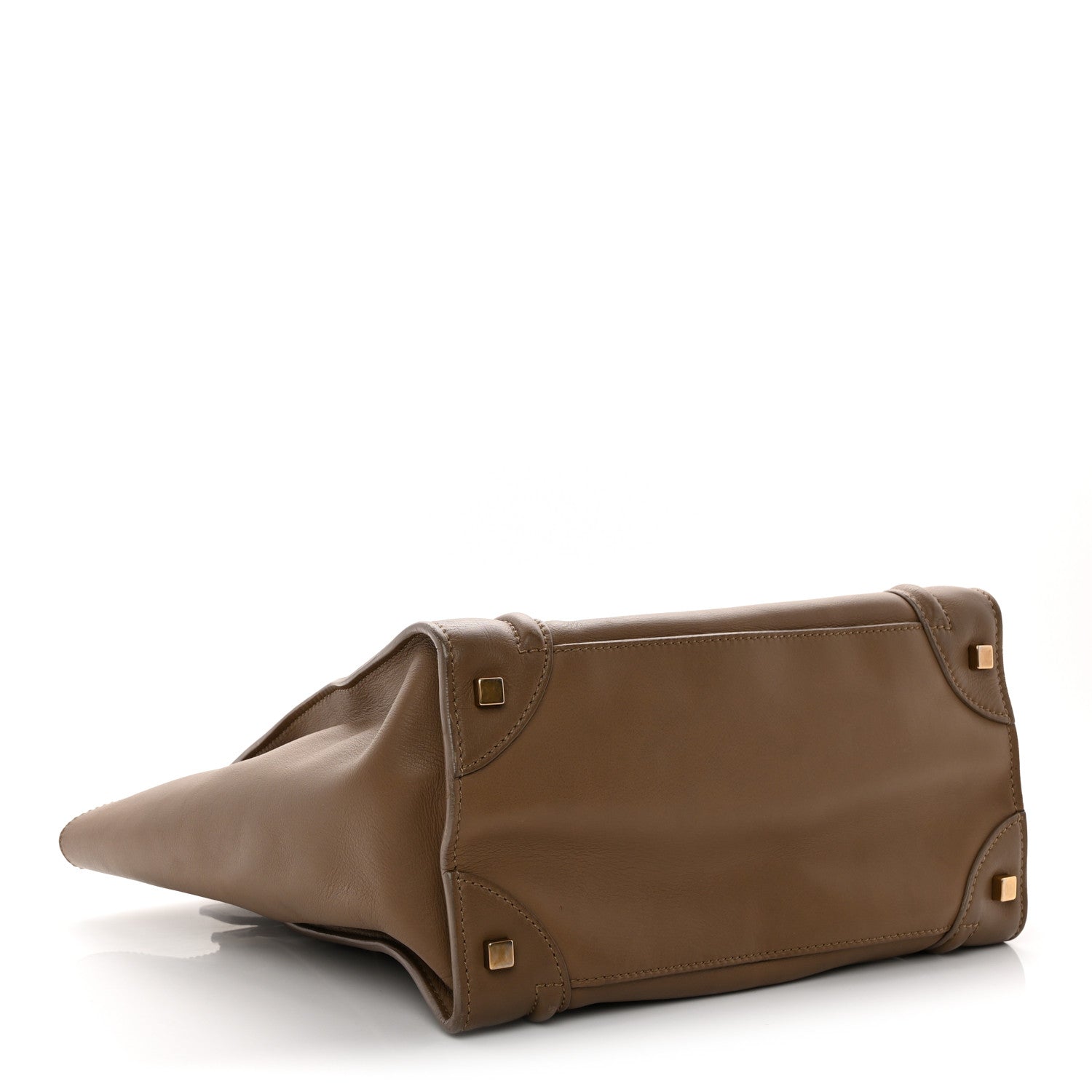 Celine Smooth Calfskin Mini Luggage Camel 4 of 14