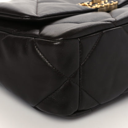 Chanel Lambskin Quilted Medium Chanel 19 Flap Dark Brown 9 of 10