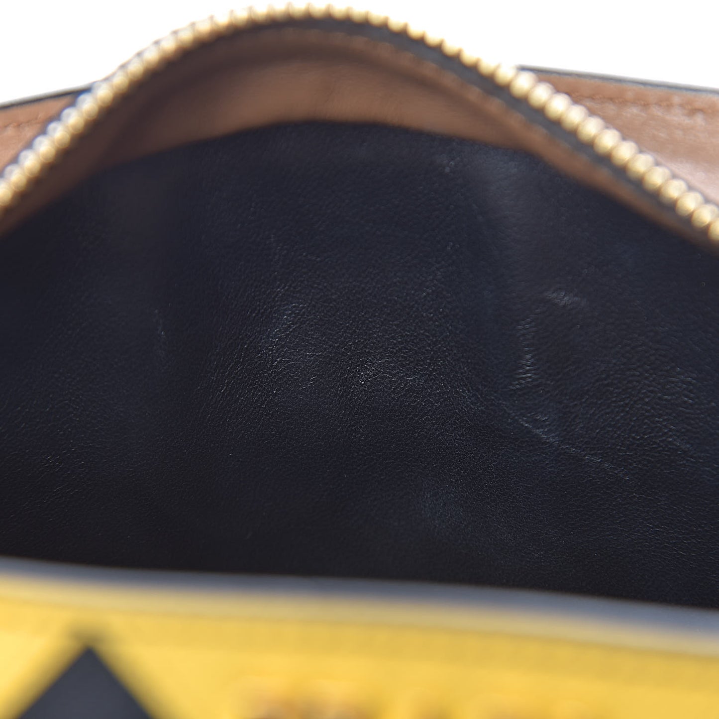 City Calf Saffiano Greche Shoulder Bag Caramel Papaya